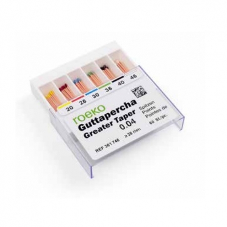 CONURI GUTTAPERCHA ROEKO 0.04 - 20-45