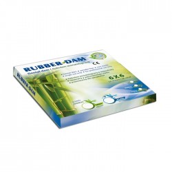 Campuri diga negre Rubber-Dam 6x6cm Cerkamed