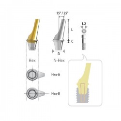 BONT ANGULAT D5.5 A15 C1 L8mm