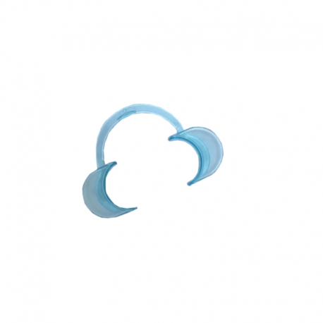 Departator bucal plastic albastru Bilkim