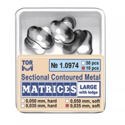 Matrici sectionate tip palodent 3.55mm Large cu bordura 50buc 1.0974-50