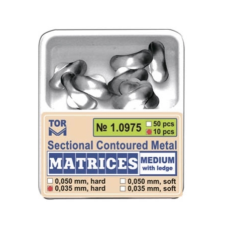 Matrici sectionate tip palodent 5mm Medium cu bordura 50buc 1.0975