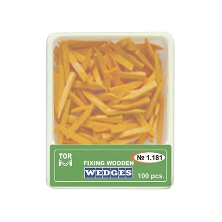 Pene lemn interdentare 100buc superfine scurte orange 1.181