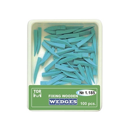 Pene lemn interdentare 100buc medium scurte albastre 1.185