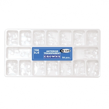 Set coroane /cape transparente pt frontali 64buc 1.910