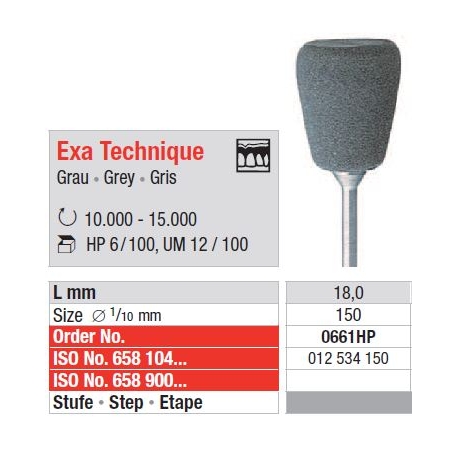 Polipanti Acrilate Exa Technique Gri HP - 100 buc. 