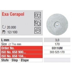 Polipanti Ceramica Exa Cerapol Gri nemontate - 12 buc