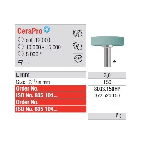Freze CeraPro - Wheel  8003  150HP