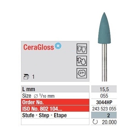 Polipant Ceramica CeraGloss HP Montat - Pasul 2: Albastru