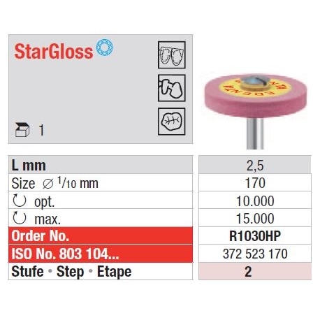 Freze StarGloss HP - pink - wheel  R103 0HP