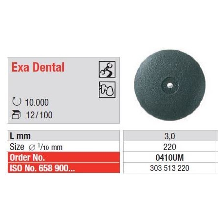 Polipanti Universali Nemontati Exa Dental Negri - 100 buc. 