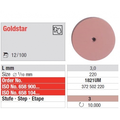 Freze GoldStar unmounted - pink  1821 UM-100