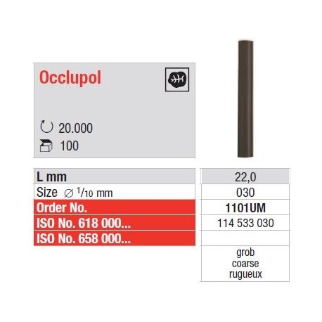 Polipanti Ocluzali Nemontati Occlupol - 100 buc. 