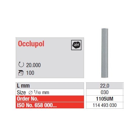 Polipanti Ocluzali Nemontati Occlupol Gri Deschis - 100 buc