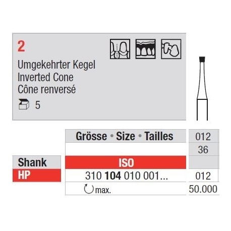 Freze Steel bur  2.1 4 006