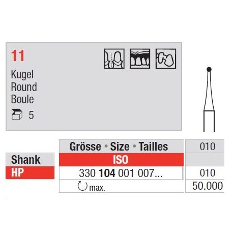 Freze Round cutter, cross cut  11.1 4 01