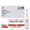 Freze Steel bur  38.1 4 007