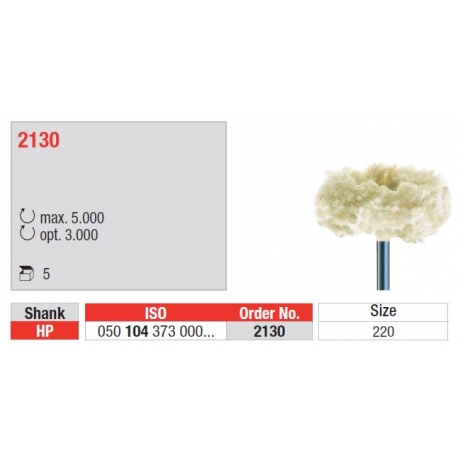 Perii Cotton Buff Edenta - 5 bucati