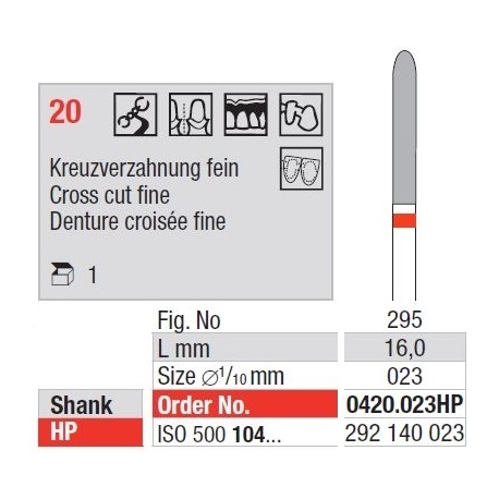 Freze TC Cutter Cut Fine 20 