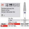 Freze TC Cutter Spiral Cut Fine 24