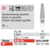 Freze TC Cutter Spiral Cut Super Fine 25
