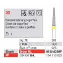Freze TC Cutter Cross Cut Superfina 30