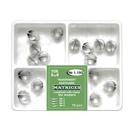 Kit matrici celuloid premolar kit 16buc 1.195