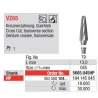 Freze TC Cutter Cross Cut, Transverse section VZ65