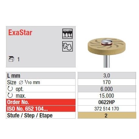 Polipant ExaStar HP Pasul 2: Galben-Maro - 1 bucata