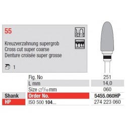 Freze TC Cutter Cross Cut Super Coarse 5455  060HP