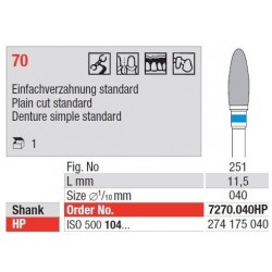 Freze TC Cutter Plain Cut Standard 70  