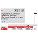 Freze Diamant cu cap Con Inversat, side-coated HP 812 - 3 buc. 