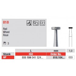 Freze Diamant cu cap Roata HP 818 - 3 buc.