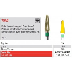 Freze TC Cutter Plan Cut cu sectiune transversala 75AC 