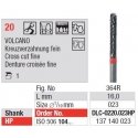 Freze TC Cutter VOLCANO Cross Cut Fine DLC- 0120 023HP