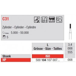 Freze TC Bur - cylinder HP  C31. 104 008
