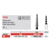 Freze Diamant HP - Turbo Con cu Varf Rotunjit T856 - 3 buc. 