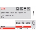 Freze TC Bur - cylinder round HP  C31R  104 010