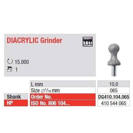 Freza Diacrylic Grinder HP - 1 buc. 