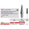 Freze Cone cutter plain cut Round end - HP short 2566  123 023