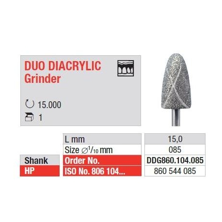 Freza Duo Diacrylic Grinder HP - 1 buc. 