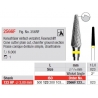 Freze Cone - chamfer ground section, left twist, round end 2566 F 123 023