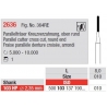 Freze Parallel cutter cross cut Round end - HP short 2636  103 010