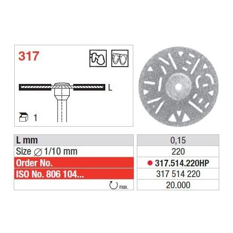Disc Diamant Superflex HP 317 - 1 buc. 