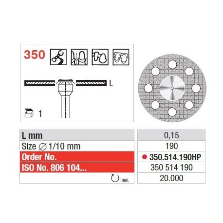 Disc Diamant Superflex HP 350 - 1 buc. 