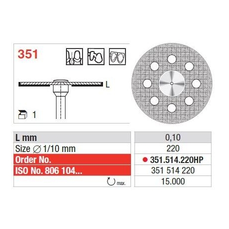 Disc Diamant Superflex HP 351 - 1 buc. 
