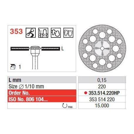 Disc Diamant Superflex HP 353 - 1 buc. 