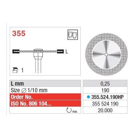 Disc Diamant Superflex HP 355 - 1 buc. 