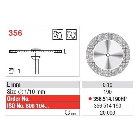 Disc Diamant Superflex HP 356 - 1 buc. 