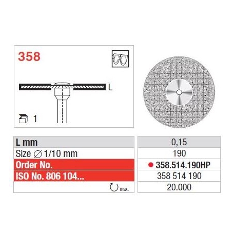 Disc Diamant Superflex HP 358 - 1 buc. 